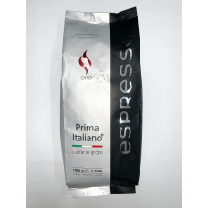 Кава в зернах Prima ESPRESSO ORO 1 кг (80% арабіка / 20% робуста)