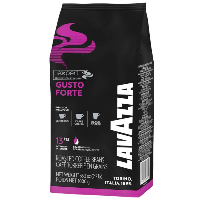 Кава в зернах Lavazza 1 кг GUSTO FORTE EXPERT