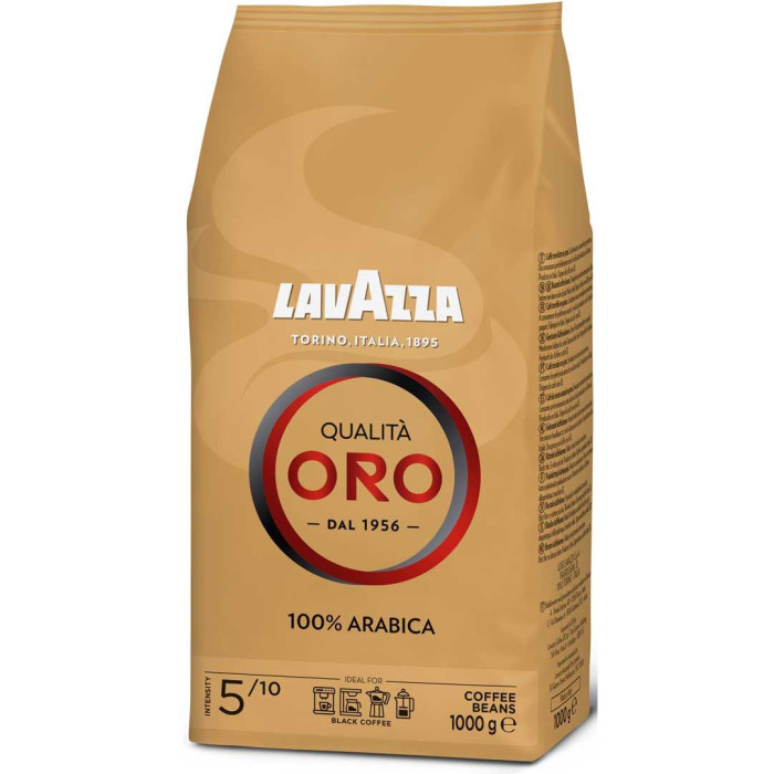 Кава в зернах Lavazza 1 кг QUALITA ORO