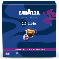 Мелена кава в капсулах Lavazza Blue Espresso Delicato Lungo 100 шт.