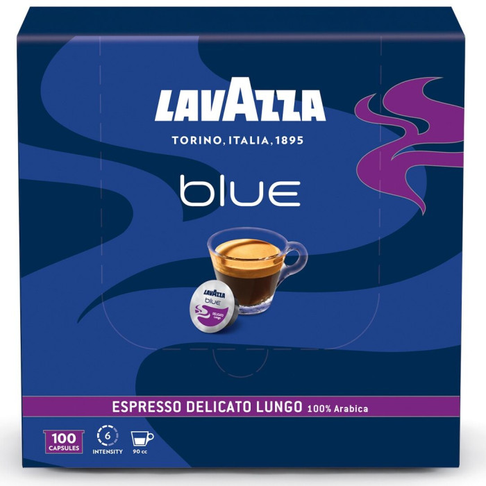 Ground Coffee in Capsules Lavazza Blue Espresso Delicato Lungo 100 pcs
