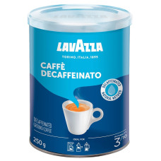 Мелена кава Lavazza 250 г CAFFE DECAFFEINATO в ж/б