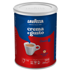 Мелена кава Lavazza 250 г CREMA E GUSTO у жерстяній банці