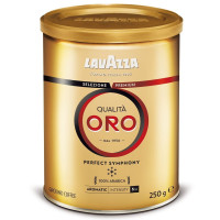 Молотый кофе Lavazza 250 г QUALITÀ ORO в жестяной банке