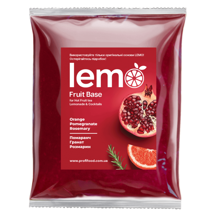 Фруктове пюре LEMO Помаранч-Гранат-Розмарин 1 кг