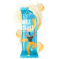 Концентрат молочного напитка "MILKSHAKE" со вкусом банана 50г (шоу-бокс 12 шт) ТМ Смакуйте